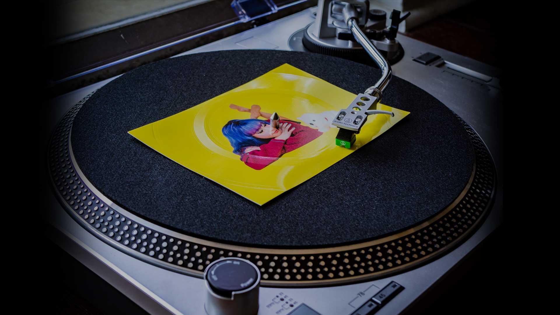 Vinyl Postcard