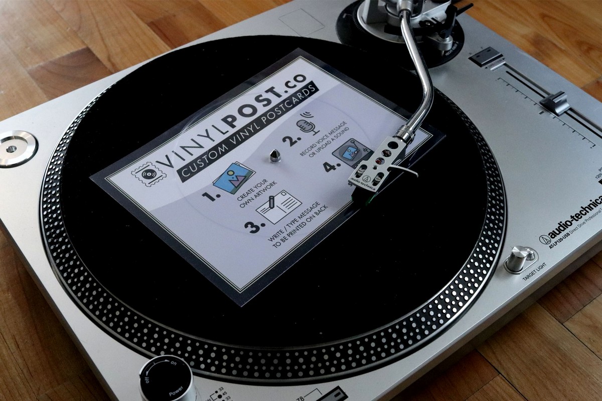 Custom Vinyl Postcards Vinyl Postcard Record Club VinylPost.co